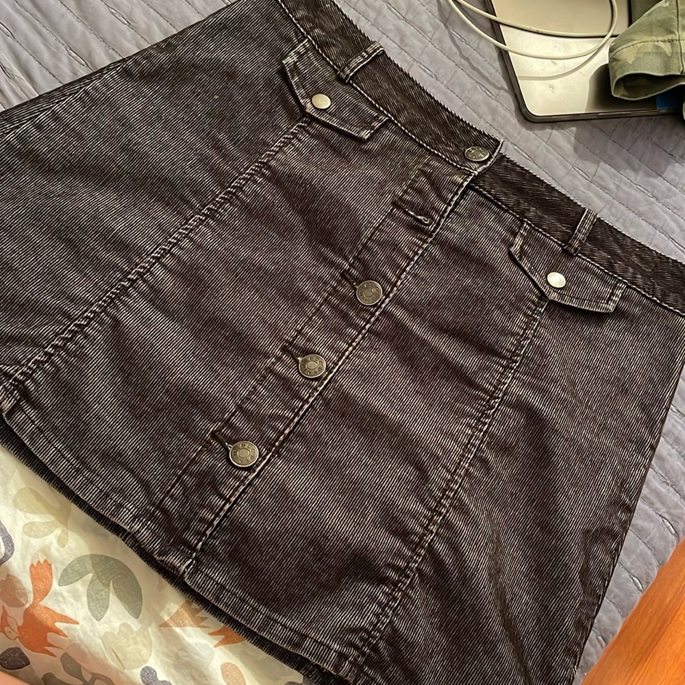 BDG black mini skirt, size 12